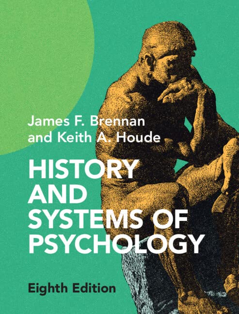 History and Systems of Psychology, 8th edition (Original PDF from Publisher)
