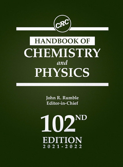 CRC Handbook of Chemistry and Physics, 102nd Edition (Original PDF from Publisher)